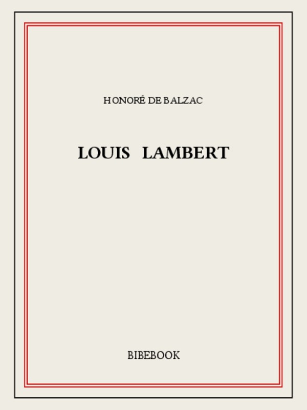 Louis Lambert