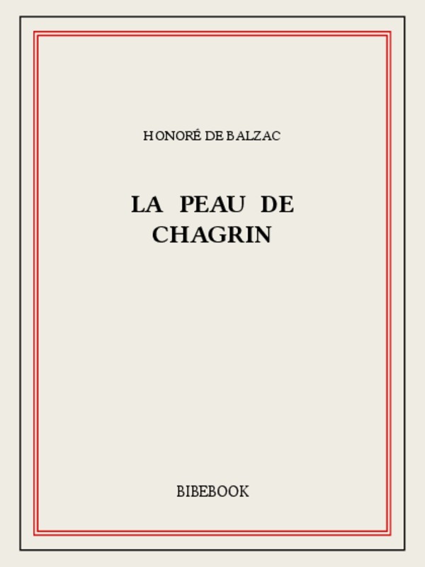 La peau de chagrin