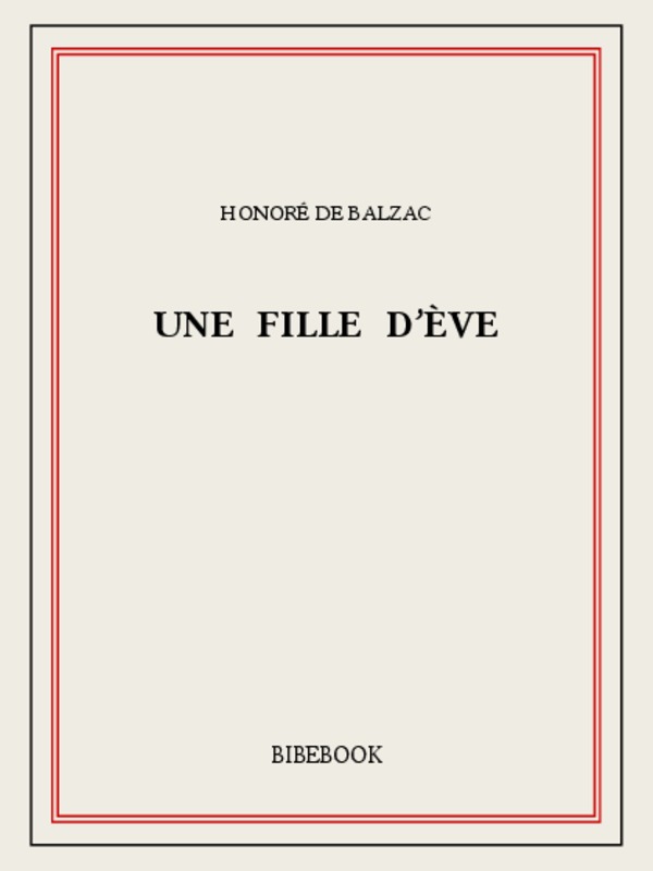 Une fille d’Ève