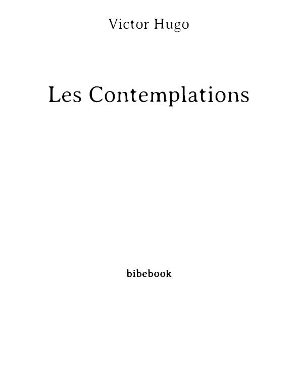 Les Contemplations