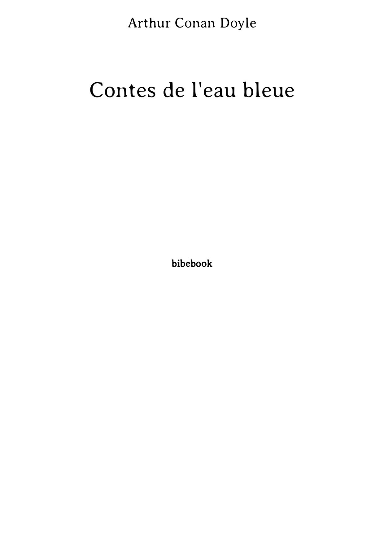 Contes de l'eau bleue