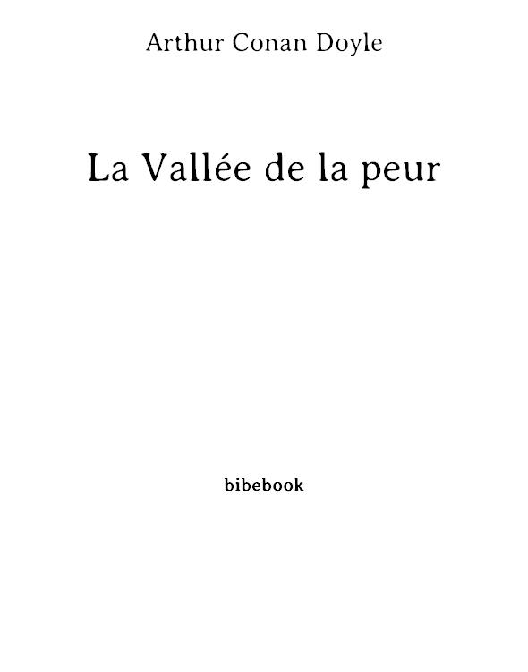 La Vallée de la peur