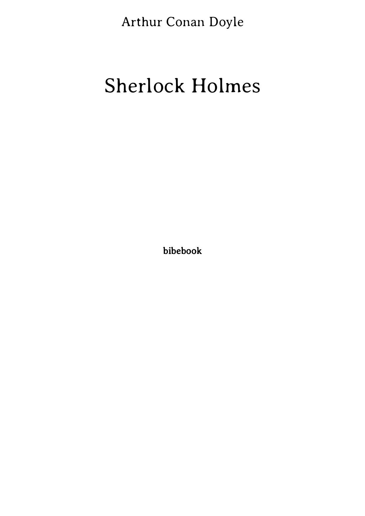Sherlock Holmes