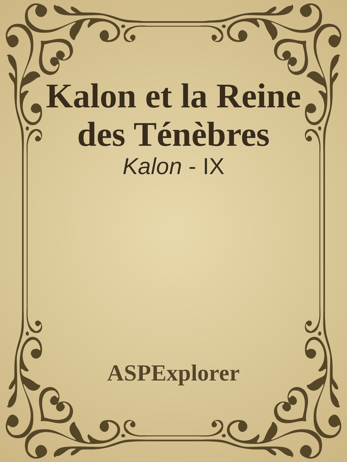Kalon et la Reine des Ténèbres