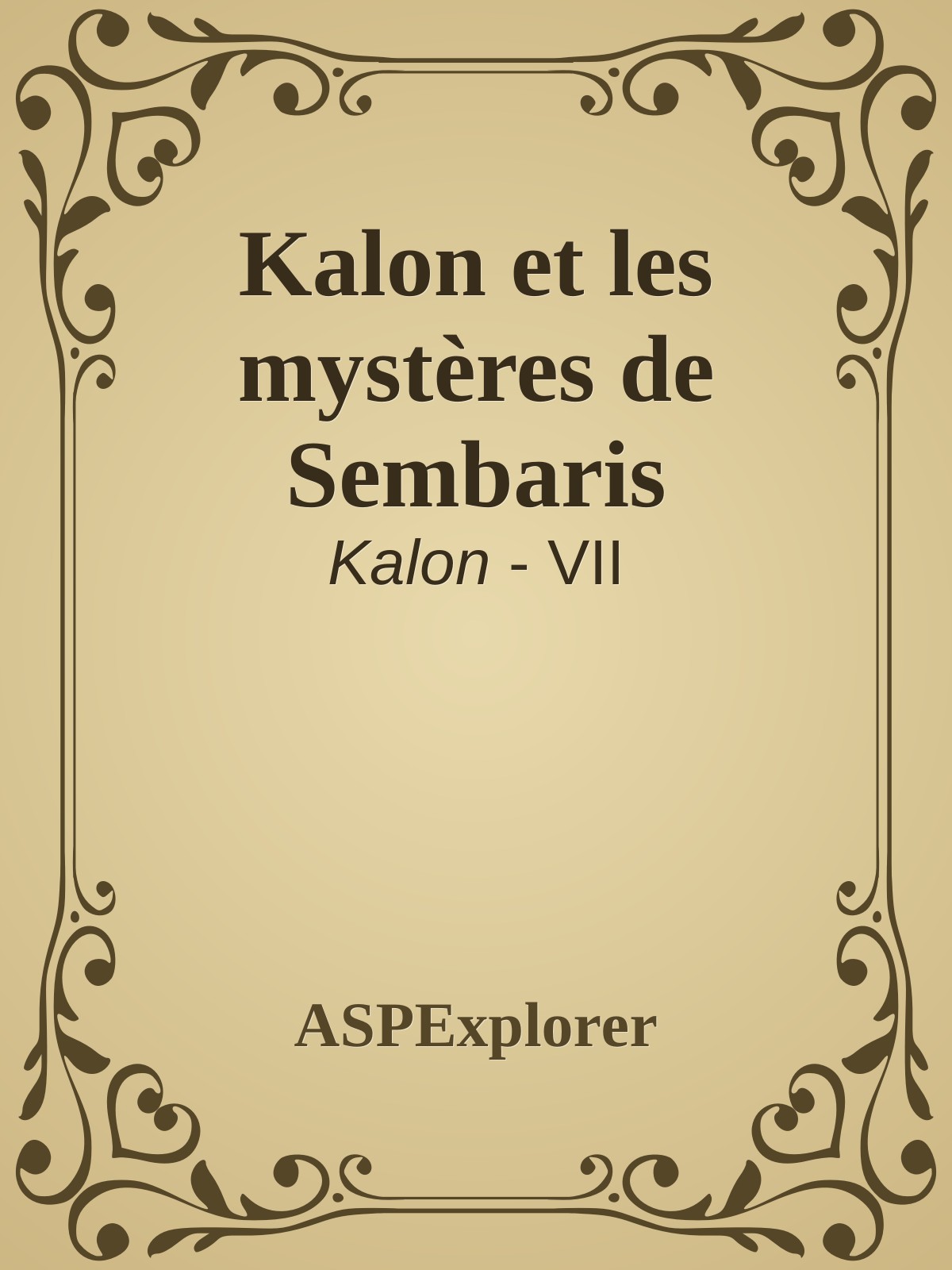 Kalon et les mystères de Sembaris