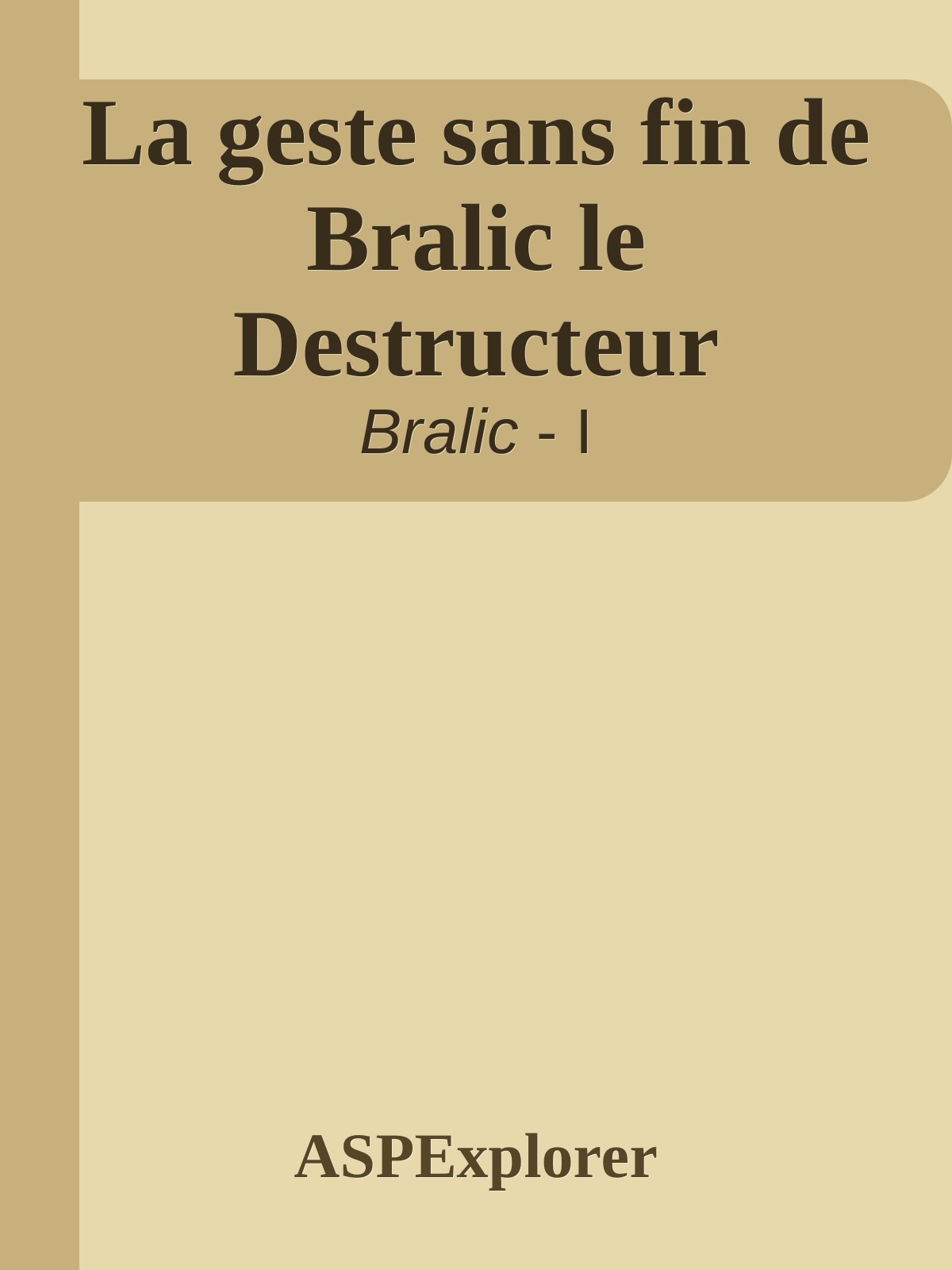 L'Ecole de Bralic