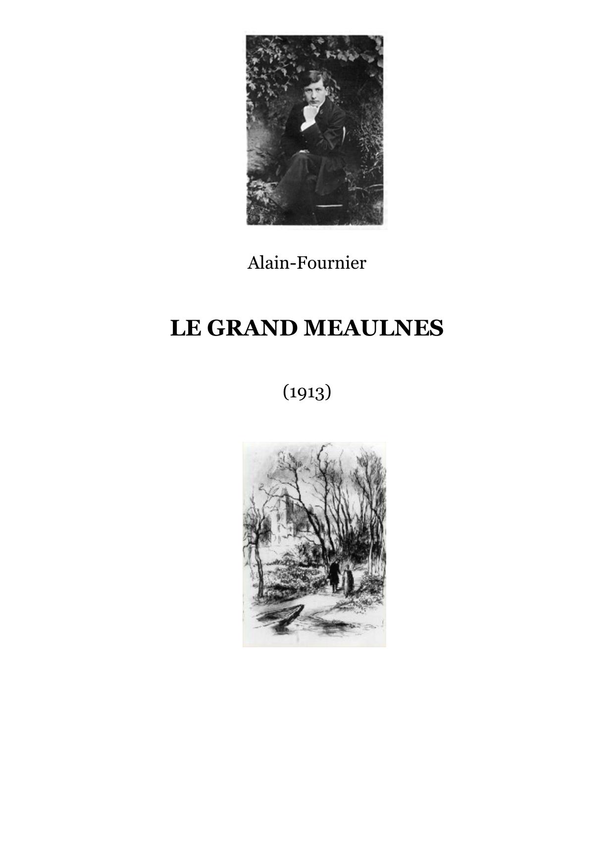 Le grand Meaulnes